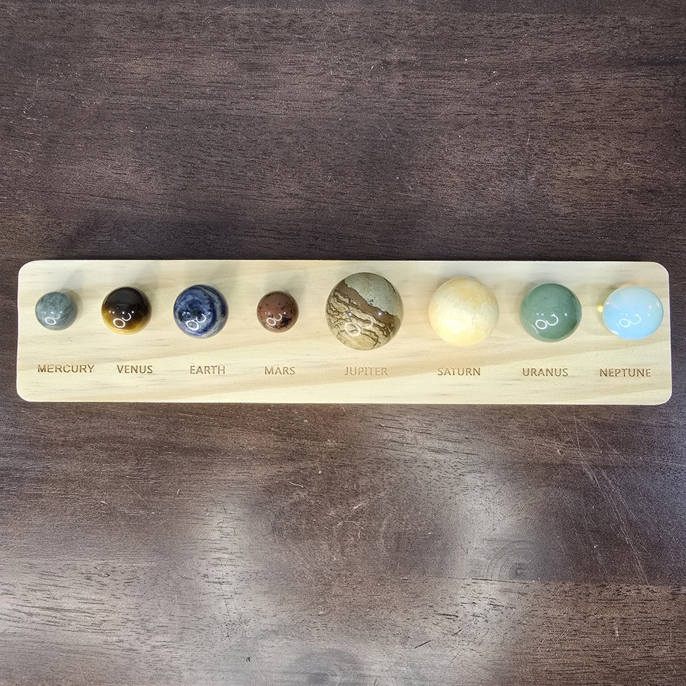 Solar System Crystal Sphere Planets, New - Picture 14 of 17